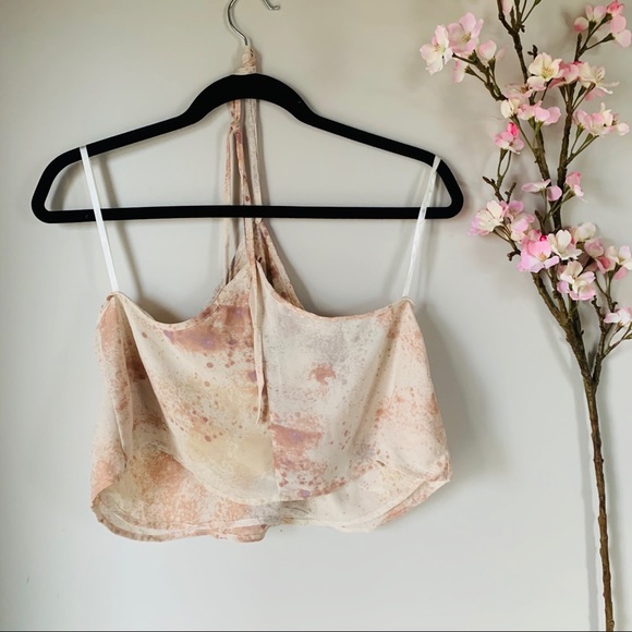 UO / ECOTE / CROPPED HALTER BOHO TANK TOP - Picture 4 of 4